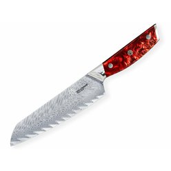 Dellinger nůž Santoku Red 170 mm Resin Future