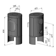 konvenční krbová kamna morso 6141