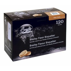 Brikety  Bradley Smoker  120 ks - javor
