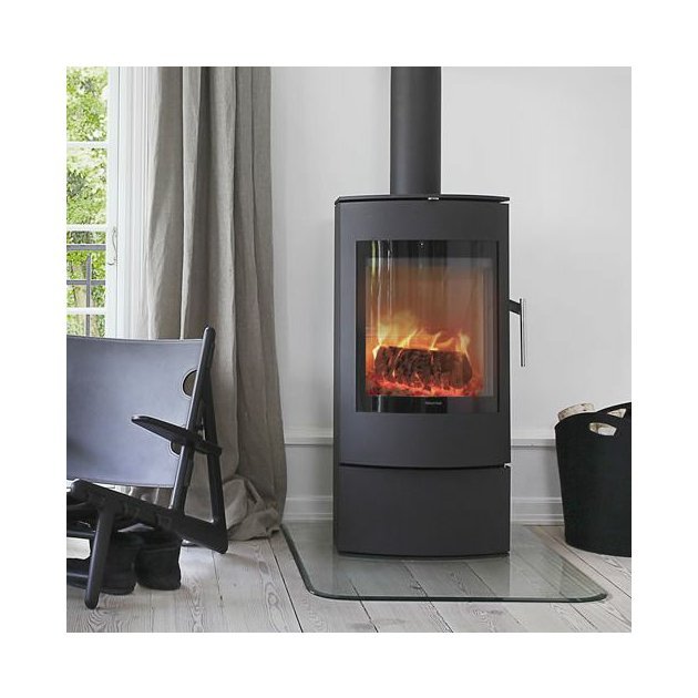 Skleněná deska pod kamna 100 x 100 cm